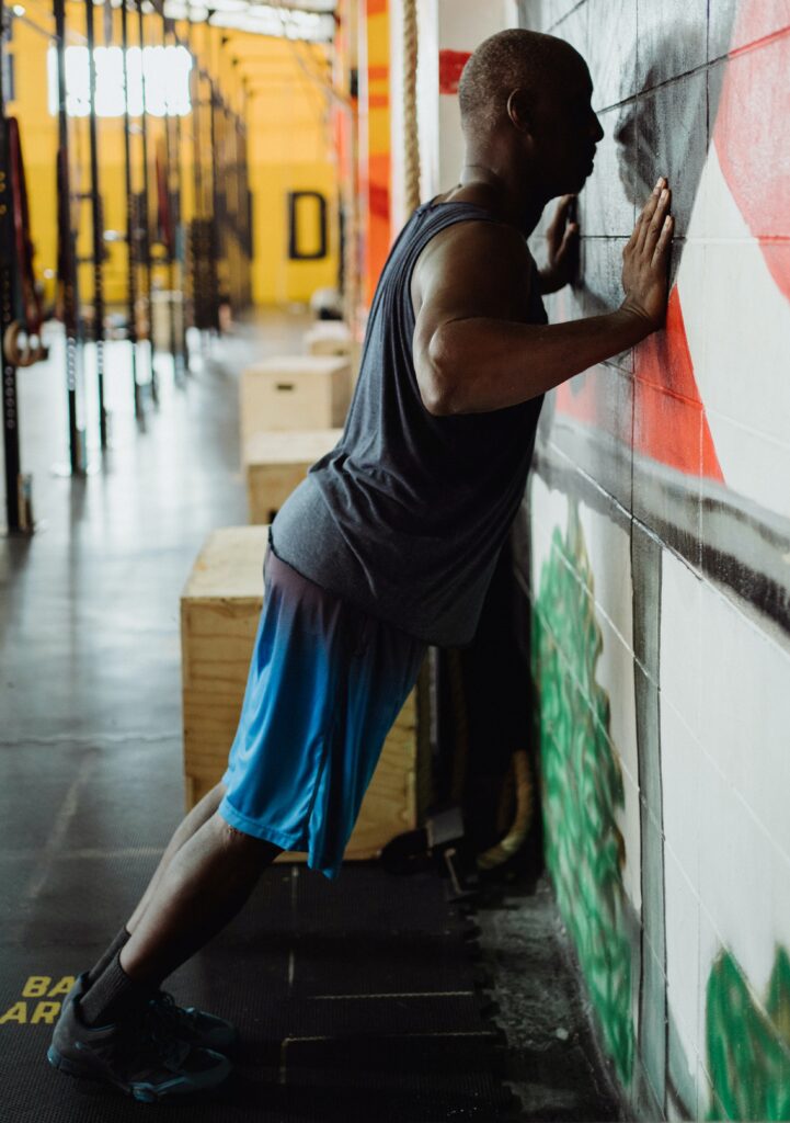 Weight loss exercises to do at home: wall push-ups