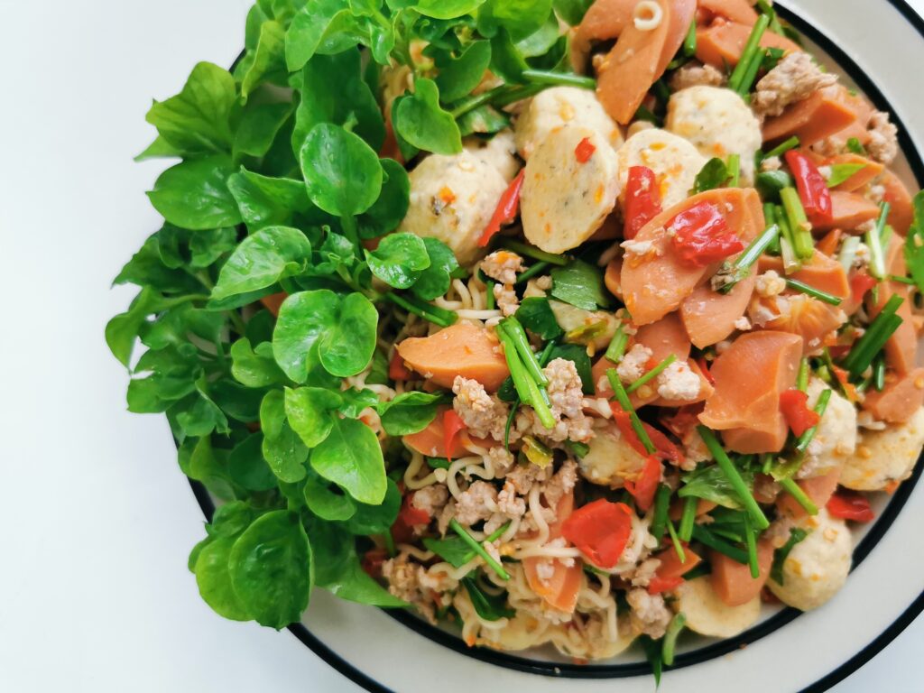 Weight loss lunch ideas: wild salmon veggie bowl.