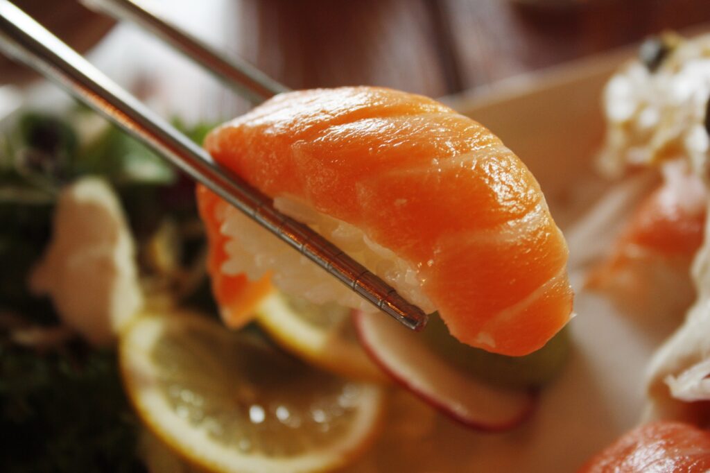 Weight loss food: salmon.